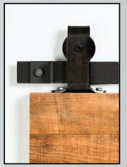 top mount barn door roller